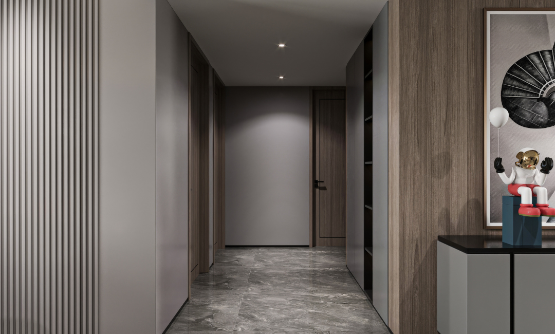 Wallpanell Miniflat ESPESOR 8 MM 0,16 X 2,44 MTS BRUSHED OSCURO